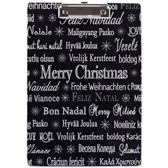 Abstract Advent Backdrop Background Card A4 Acrylic Clipboard