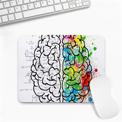 Brain Mind Psychology Idea Drawing Short Overalls Small Mousepad by Azkajaya