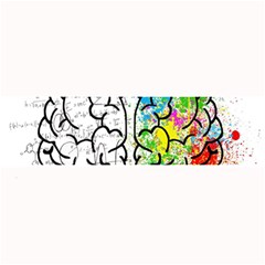 Brain Mind Psychology Idea Drawing Short Overalls Large Bar Mat by Azkajaya