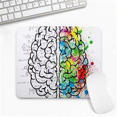 Brain Mind Psychology Idea Drawing Short Overalls Large Mousepad