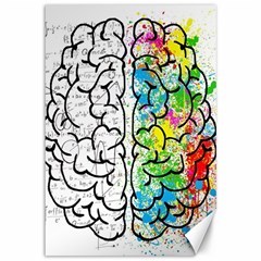 Brain Mind Psychology Idea Drawing Short Overalls Canvas 12  X 18  by Azkajaya