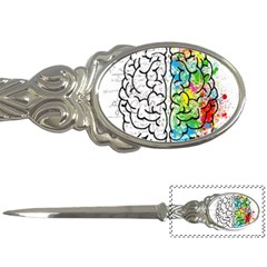 Brain Mind Psychology Idea Drawing Short Overalls Letter Opener by Azkajaya