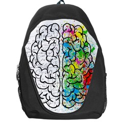 Brain Mind Psychology Idea Drawing Short Overalls Backpack Bag by Azkajaya