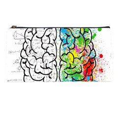 Brain Mind Psychology Idea Drawing Short Overalls Pencil Case by Azkajaya