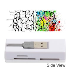 Brain Mind Psychology Idea Drawing Short Overalls Memory Card Reader (stick) by Azkajaya