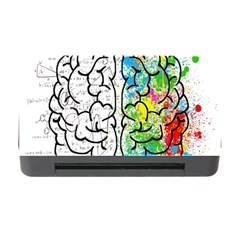 Brain Mind Psychology Idea Drawing Short Overalls Memory Card Reader With Cf by Azkajaya