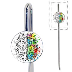 Brain Mind Psychology Idea Drawing Short Overalls Book Mark by Azkajaya