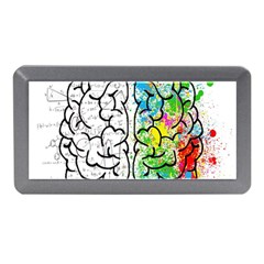 Brain Mind Psychology Idea Drawing Short Overalls Memory Card Reader (mini) by Azkajaya