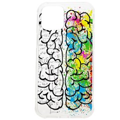 Brain Mind Psychology Idea Drawing Short Overalls Iphone 12 Pro Max Tpu Uv Print Case by Azkajaya