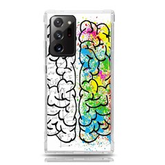 Brain Mind Psychology Idea Drawing Short Overalls Samsung Galaxy Note 20 Ultra Tpu Uv Case by Azkajaya