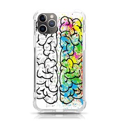 Brain Mind Psychology Idea Drawing Short Overalls Iphone 11 Pro 5 8 Inch Tpu Uv Print Case by Azkajaya