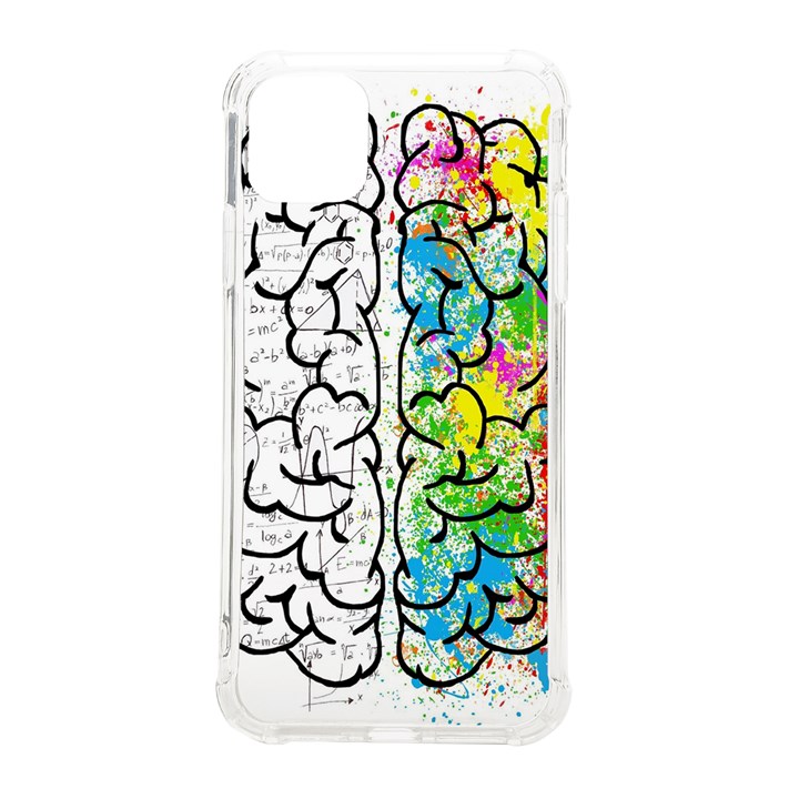 Brain Mind Psychology Idea Drawing Short Overalls iPhone 11 Pro Max 6.5 Inch TPU UV Print Case