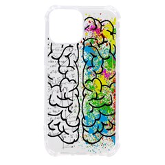 Brain Mind Psychology Idea Drawing Short Overalls Iphone 13 Mini Tpu Uv Print Case by Azkajaya