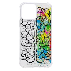 Brain Mind Psychology Idea Drawing Short Overalls Iphone 13 Pro Max Tpu Uv Print Case by Azkajaya