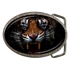 Tiger Angry Nima Face Wild Belt Buckles by Cemarart