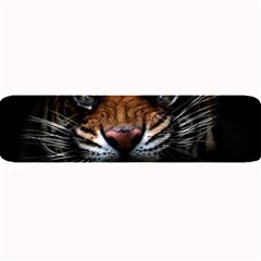 Tiger Angry Nima Face Wild Large Bar Mat by Cemarart