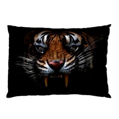 Tiger Angry Nima Face Wild Pillow Case (two Sides) by Cemarart