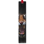 Tiger Angry Nima Face Wild Large Book Marks Front