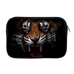 Tiger Angry Nima Face Wild Apple Macbook Pro 17  Zipper Case by Cemarart