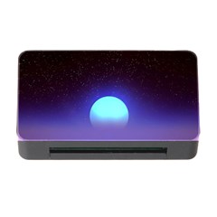 Sunset Colorful Nature Night Purple Star Memory Card Reader With Cf by Cemarart