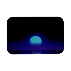 Sunset Colorful Nature Night Purple Star Open Lid Metal Box (silver)   by Cemarart