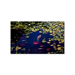 Koi Fish Carp Sticker (rectangular) by Cemarart