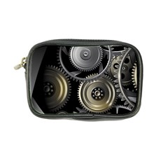 Abstract Style Gears Gold Silver Coin Purse by Cemarart