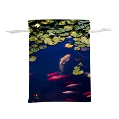 Koi Fish Carp Lightweight Drawstring Pouch (m)