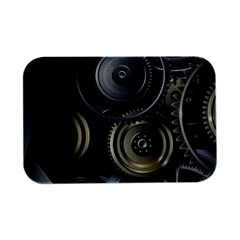 Abstract Style Gears Gold Silver Open Lid Metal Box (silver)   by Cemarart