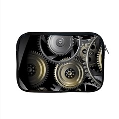 Abstract Style Gears Gold Silver Apple Macbook Pro 15  Zipper Case by Cemarart