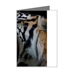 Angry Tiger Roar Mini Greeting Card by Cemarart