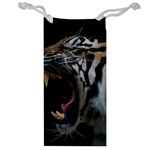 Angry Tiger Roar Jewelry Bag Front