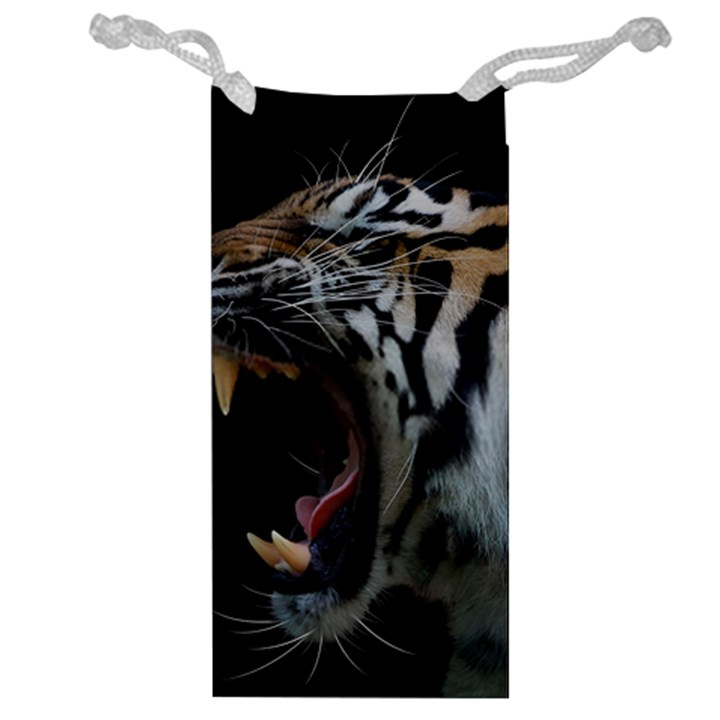 Angry Tiger Roar Jewelry Bag