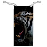 Angry Tiger Roar Jewelry Bag Back