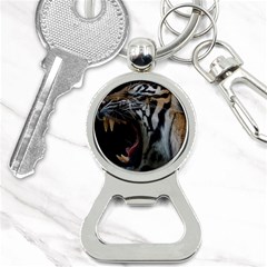 Angry Tiger Roar Bottle Opener Key Chain by Cemarart