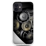 Abstract Style Gears Gold Silver iPhone 12/12 Pro TPU UV Print Case Front