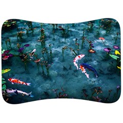 Fish Koi Carp Velour Seat Head Rest Cushion by Cemarart