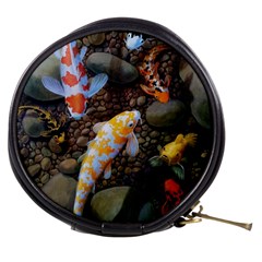 Koi Fish Clown Pool Stone Mini Makeup Bag