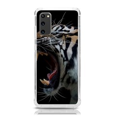 Angry Tiger Roar Samsung Galaxy S20 6 2 Inch Tpu Uv Case by Cemarart