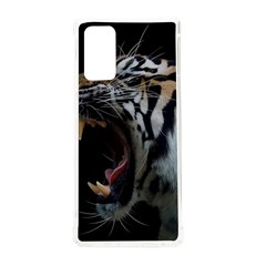 Angry Tiger Roar Samsung Galaxy Note 20 Tpu Uv Case by Cemarart