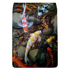 Koi Fish Clown Pool Stone Removable Flap Cover (l)