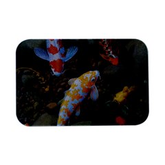 Koi Fish Clown Pool Stone Open Lid Metal Box (silver)   by Cemarart