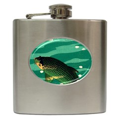 Japanese Koi Fish Hip Flask (6 Oz)