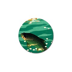 Japanese Koi Fish Golf Ball Marker by Cemarart