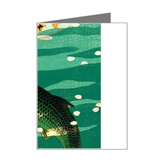 Japanese Koi Fish Mini Greeting Card