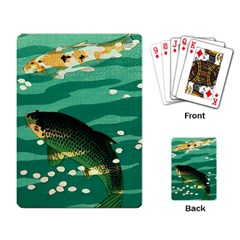 Japanese Koi Fish Playing Cards Single Design (rectangle)