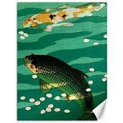 Japanese Koi Fish Canvas 36  X 48 