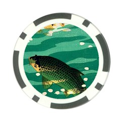 Japanese Koi Fish Poker Chip Card Guard (10 Pack)