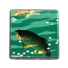 Japanese Koi Fish Memory Card Reader (square 5 Slot) by Cemarart