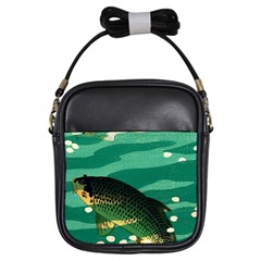 Japanese Koi Fish Girls Sling Bag by Cemarart